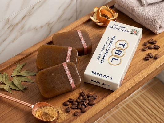 The Ubtan Coffee Bathing Bar Pack Of 3